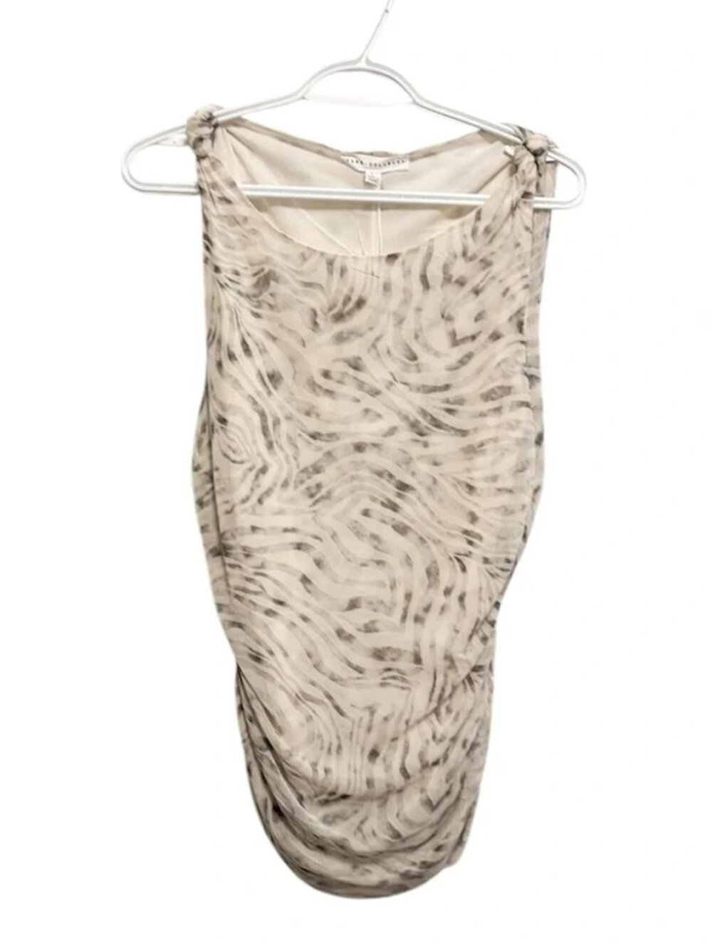 Jane and Delancey NWT Animal Print Mesh Lined Top